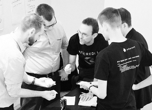 Judging the in crypto we trust hackathon at decentral. David johnston, a. Traviss corry, vitalik buterin. Tags