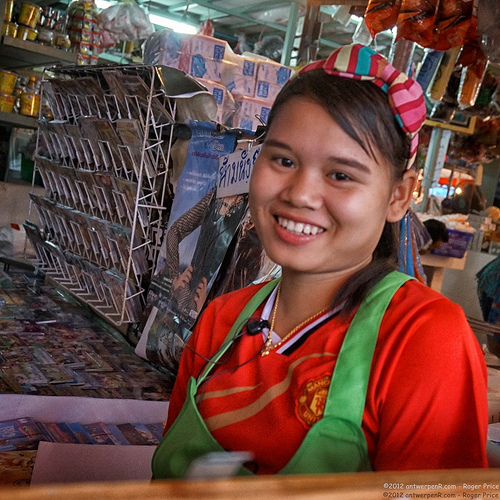 Happy at the market Tags