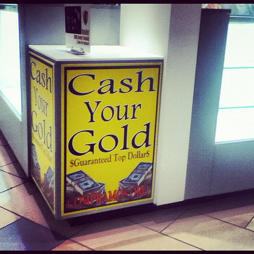 Sell your cash for gold today (or bitcoin) Tags
