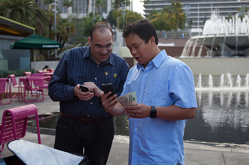 Satoshi square's first trade Tags