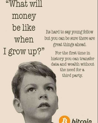What will money be like when i grow up? #bitcoin #bitlife #bitclub crowdifybitcoin. Com Tags