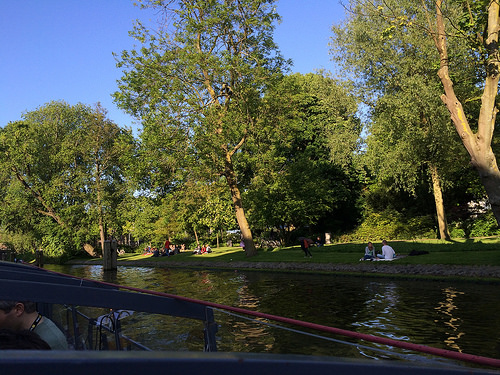Boat ride over the amsterdam canals with the speakers at bitcoin 2014 Tags