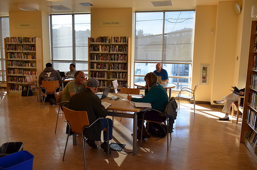Science fiction section of glen park library where ross ulbricht aka dread pirate robert arrested allegedly for running the silk road website Tags