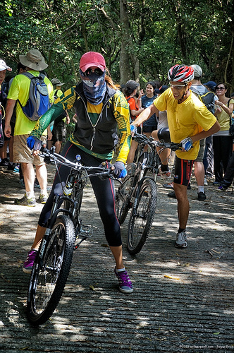 Coming through… well she is determined! Tags