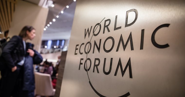 Davos discussions on blockchain