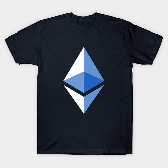 Ethereum t-shirt - cryptocurrency bitcoin crypto shirt for ethereum fans - tee gift - mens womens unisex top - xs s m l xl 2xl 3xl