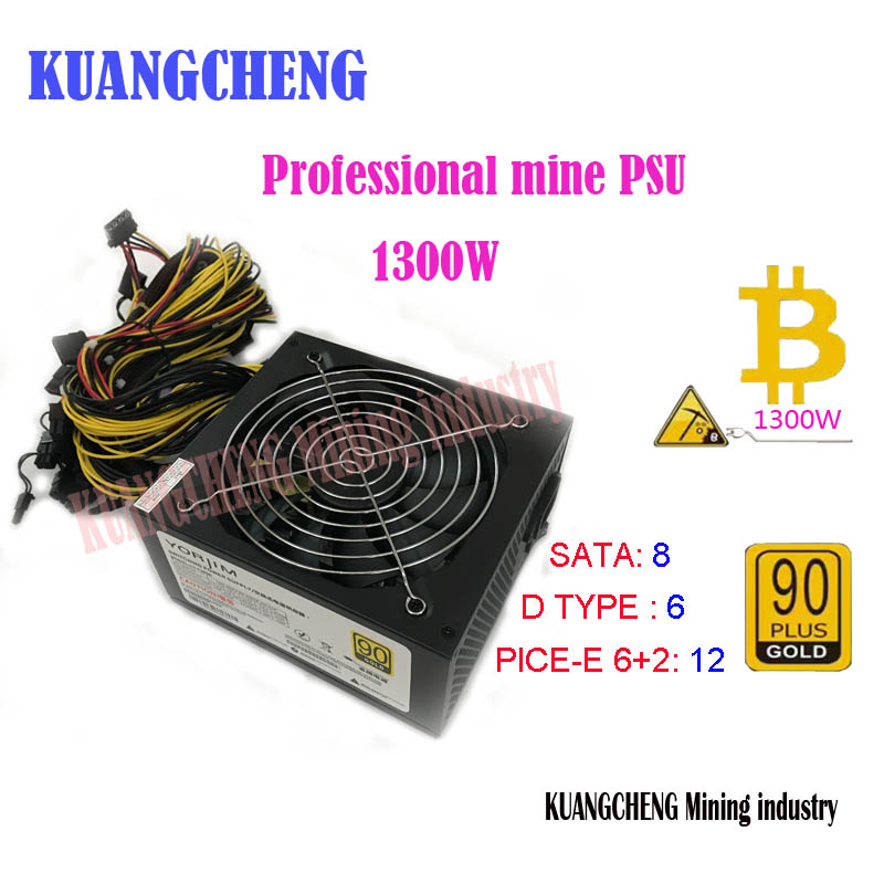 Kuangcheng eth miners zcash miner 1300w <b>bitcoin</b>&litecoin miners power supply for r9 380 rx 470 rx480 6 gpu asic <b>bitcoin</b> miner