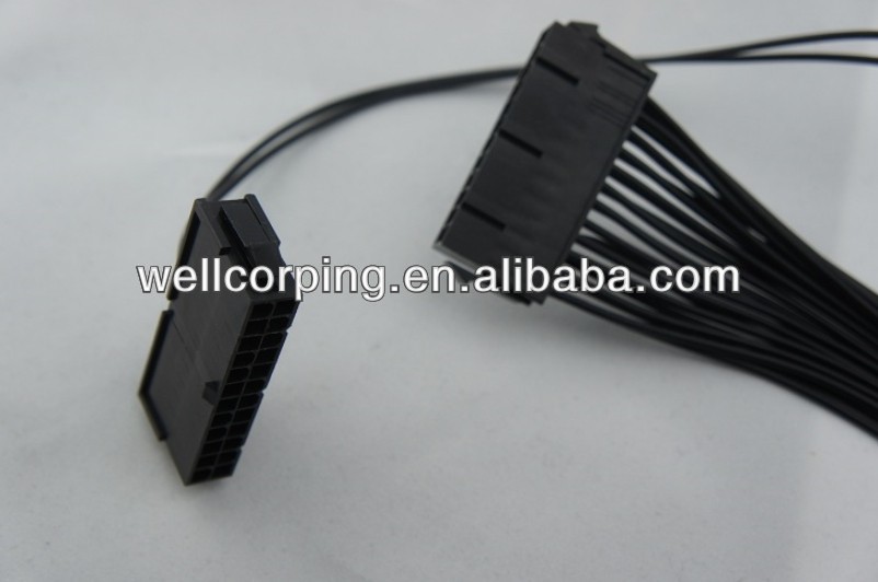 30cm wellcore 24-pin dual psu adapter ideal for gaming machine or <b>bitcoin</b>/litecoin