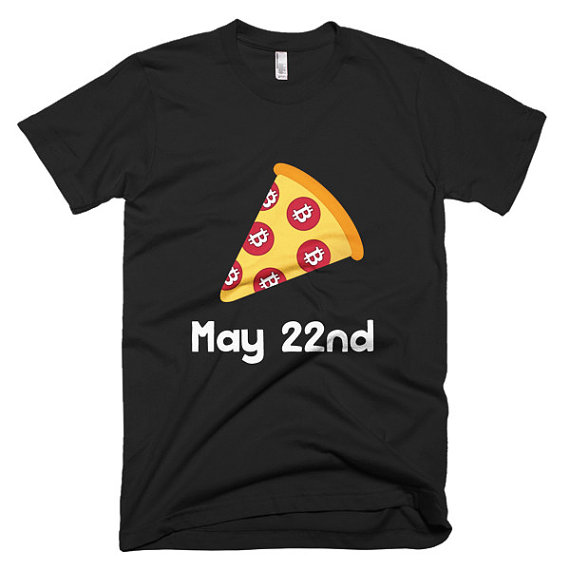 Bitcoin pizza day unisex t-shirt