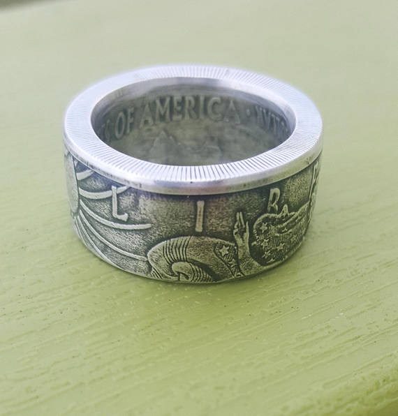 American silver eagle coin ring. Bitcoin accepted