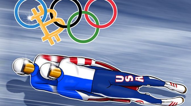 Bitcoin luges its way into winter olympics