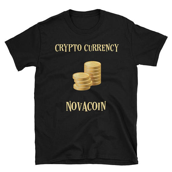 Crypto currency novacoin t-shirt bitcoin blockchain cryptocurrency logo shirt | digital currency coin online transaction crypto tee