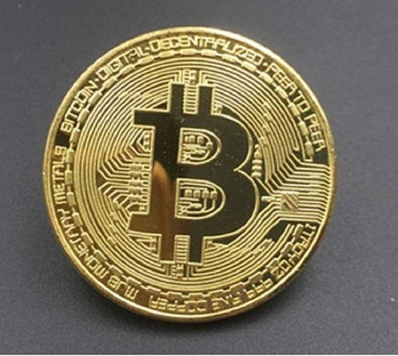 Bitcoin art collection metal jewelry