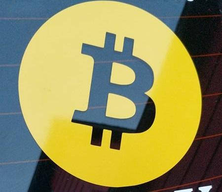 Bitcoin - 4. 5 inches wide by 4. 5 inches tall - car/laptop/computer/anywhere decal - zachcustomz - btc/ltc/eth/neo accepted