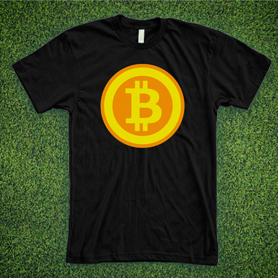 Bitcoin logo cryptocurrency shirt