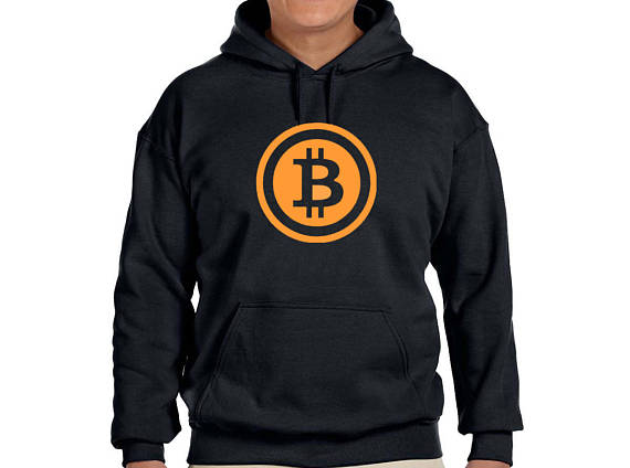 Bitcoin p2p graphic printed hoodie ***free shipping***