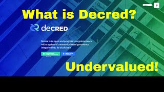 Decred | price rise coming! | decentralized exchanges! | atomic swaps Decred | price rise coming! | decentralized exchanges! | atomic swaps