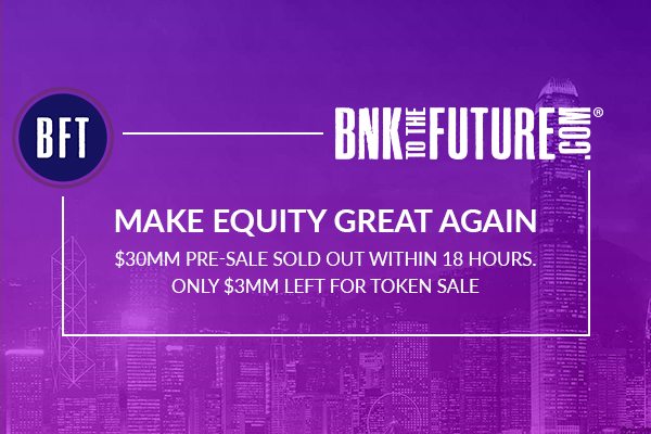 Few days left to get whitelisted for bnktothefuture bft token sale