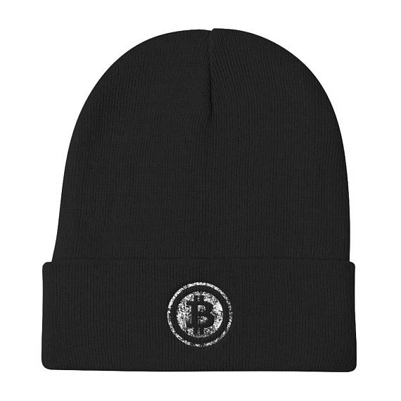 Bitcoin cryptocurrency | hodl to the moon | crypto blockchain knit beanie
