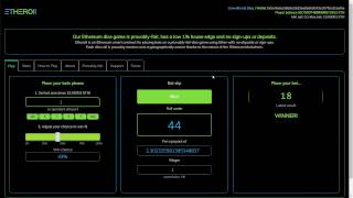 Ethereum dice with etheroll Ethereum dice with etheroll