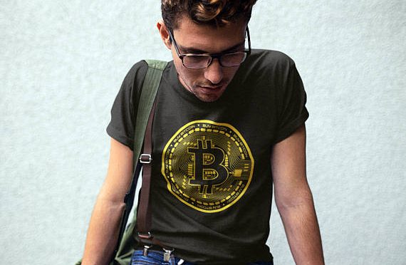 Buy bitcoin circuit design men's graphic tee