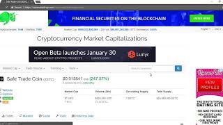 Safe trade coin(xstc) over 5000% in 1 week! Pump coin of the day! Safe trade coin(xstc) over 5000% in 1 week! Pump coin of the day!