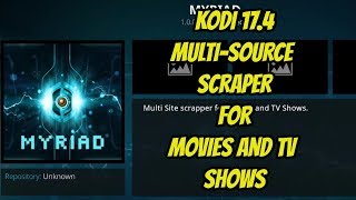 Kodi 17. 4 - how to install myriad addon Kodi 17. 4 - how to install myriad addon