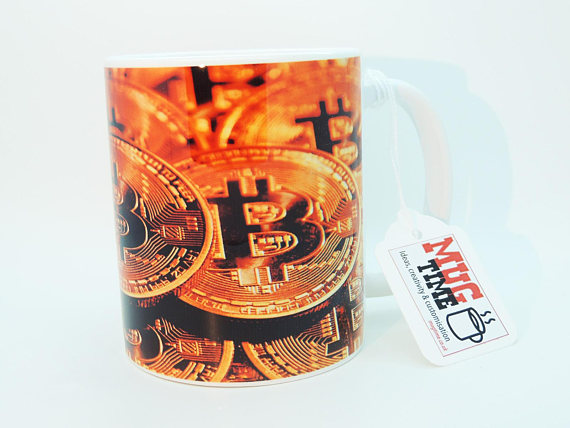 Bitcoin cryptocurrency coffee tea mug cup - ceramic - 330ml - nice gift