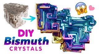 Diy rainbow bismuth crystals!! Make "oil-spill" crystals in your kitchen! Diy rainbow bismuth crystals!! Make "oil-spill" crystals in your kitchen!