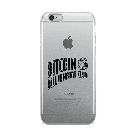 Bitcoin billionaire club iphone case