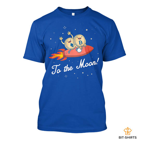 Bitcoin t-shirt to the moon // ethereum t shirt // crypto shirt // cryptocurrency gift