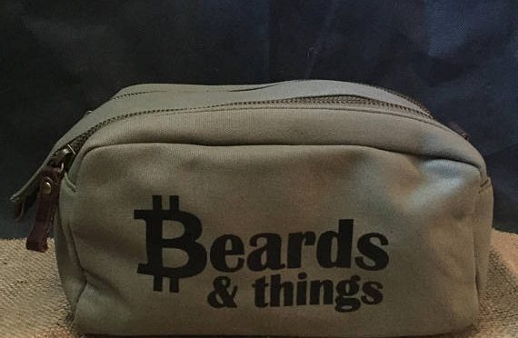 Bitcoin beards & things toiletry bag