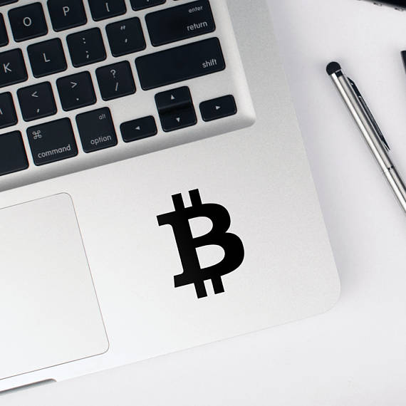Bitcoin decal, bitcoin sticker, macbook decals, money decals, laptop decals, car decals, wall decals