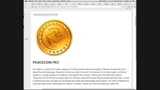 Peacecoin (pec) launched! Peacecoin (pec) launched!