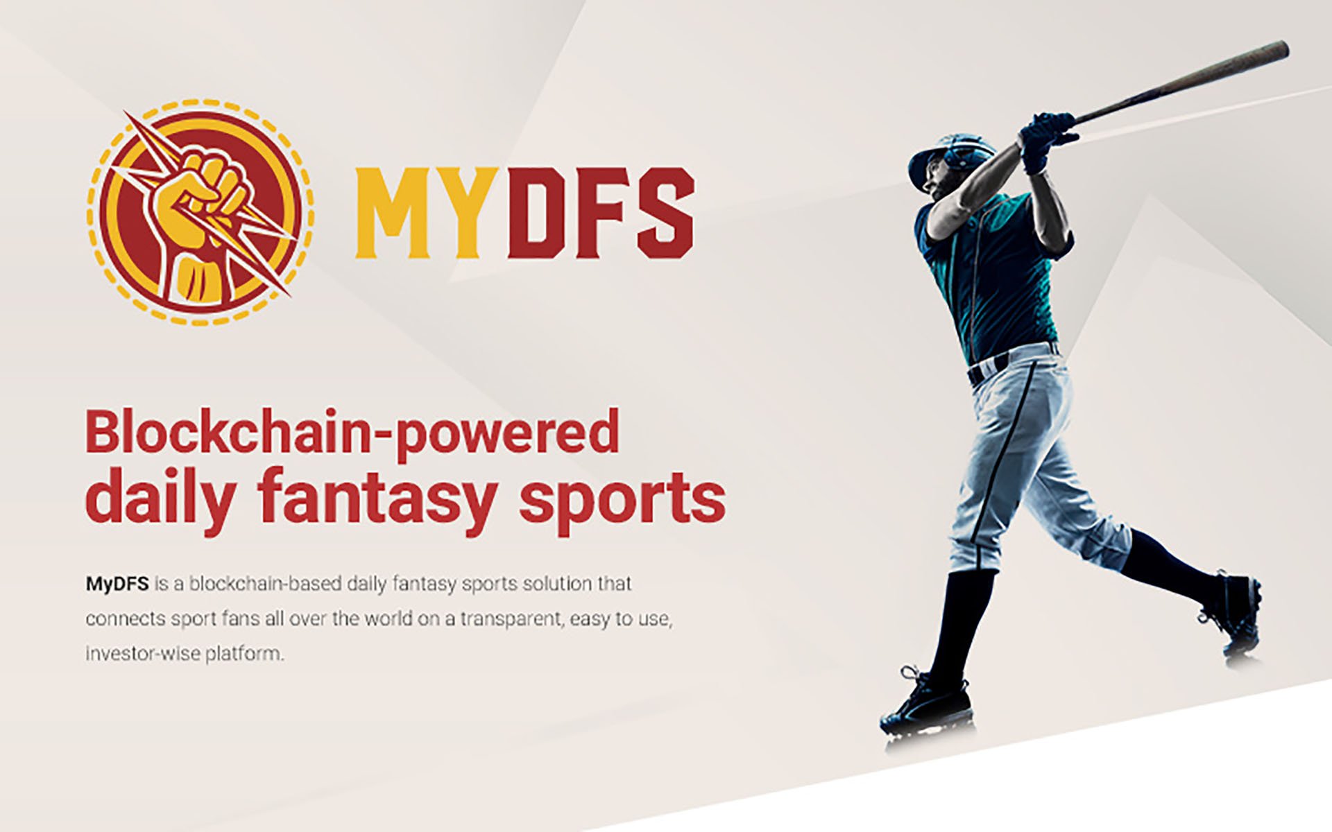 Creators of utrener and khl fantasy sport apps introduce blockchain powered daily fantasy sports platform mydfs Creators of utrener and khl fantasy sport apps introduce blockchain powered daily fantasy sports platform mydfs