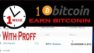 How to earn bitcoins fast and easy 1 bitcoin with proff How to earn bitcoins fast and easy 1 bitcoin with proff