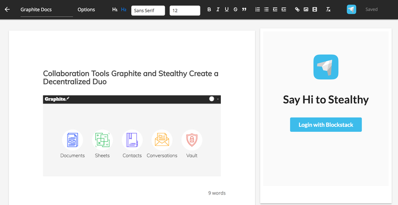 Collaboration tools graphite and stealthy create a decentralized duo Collaboration tools graphite and stealthy create a decentralized duo