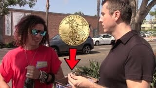Free gold coin or free candy bar? - (social experiment) Free gold coin or free candy bar? - (social experiment)