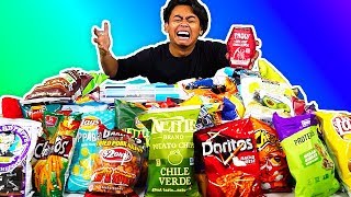 I mixed all my potato chips together! I mixed all my potato chips together!