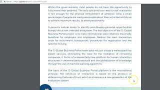 #g-global token review in english with james yan #g-global token review in english with james yan