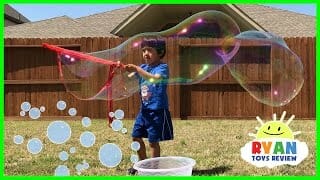 Diy giant bubbles for kids! Family fun playtime with bubble toys ryan toysreview Diy giant bubbles for kids! Family fun playtime with bubble toys ryan toysreview