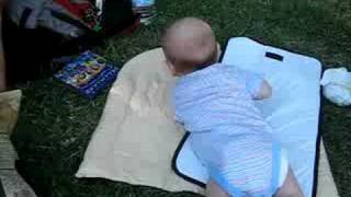 Benji rolls over Benji rolls over