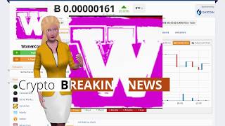 Cryptocurrency womencoin $women surged 28% over the past 24 hours Cryptocurrency womencoin $women surged 28% over the past 24 hours
