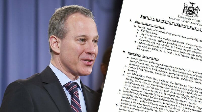 New york attorney general launches inquiry into cryptocurrency exchanges New york attorney general launches inquiry into cryptocurrency exchanges