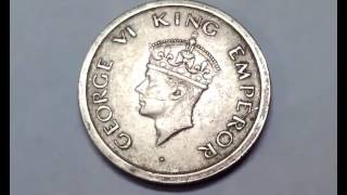 1947 rare british india coin of 1 rs 1947 rare british india coin of 1 rs