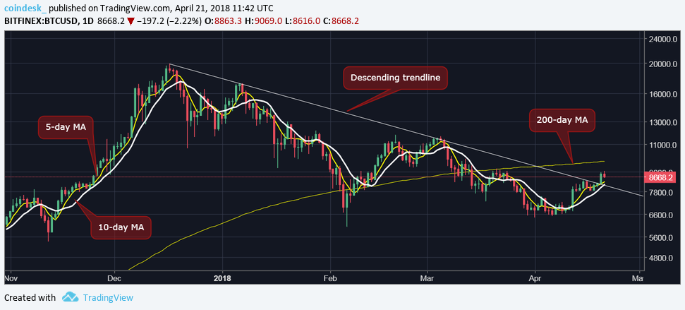 Testing $10k? Bitcoin price hits 4-week high as altcoins shine Testing $10k? Bitcoin price hits 4-week high as altcoins shine