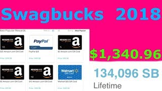 How to make over $1300 on swagbucks with proof 2018 How to make over $1300 on swagbucks with proof 2018