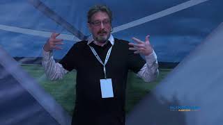 John mcafee at blockchain nation miami 2018 bcnation. Com John mcafee at blockchain nation miami 2018 bcnation. Com