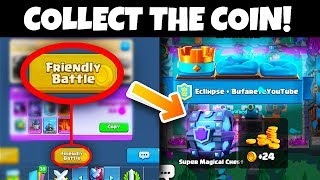 What happens when you collect the 'secret coin' in clash royale!? What happens when you collect the 'secret coin' in clash royale!?