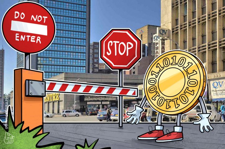 Zimbabwe’s central bank bans financial institutions from all crypto dealings Zimbabwe’s central bank bans financial institutions from all crypto dealings